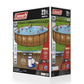 Coleman Power Steel 22 ft. x 52 in. Round Metal Frame Above Ground Pool Set