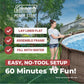 Coleman Power Steel 18 ft. x 48 in. Round Metal Frame Above Ground Pool Set