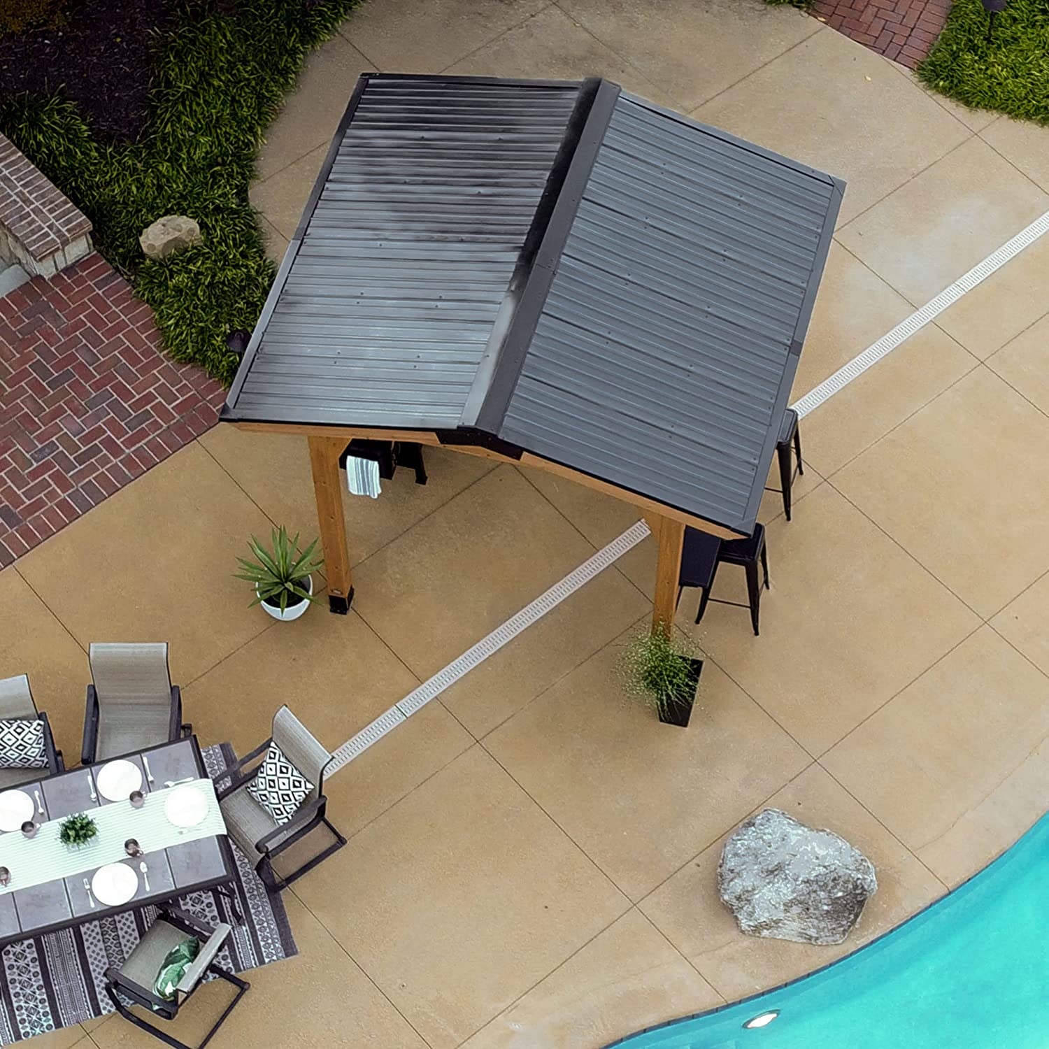 Backyard Discovery Norwood 12 ft. x 10 ft. Cedar Wood Gazebo