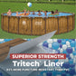Coleman Power Steel 22 ft. x 52 in. Round Metal Frame Above Ground Pool Set