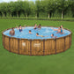 Coleman Power Steel 22 ft. x 52 in. Round Metal Frame Above Ground Pool Set