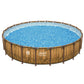 Coleman Power Steel 22 ft. x 52 in. Round Metal Frame Above Ground Pool Set
