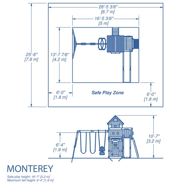 Backyard Discovery Monterey Swing Set