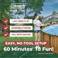 Coleman Power Steel 22 ft. x 52 in. Round Metal Frame Above Ground Pool Set